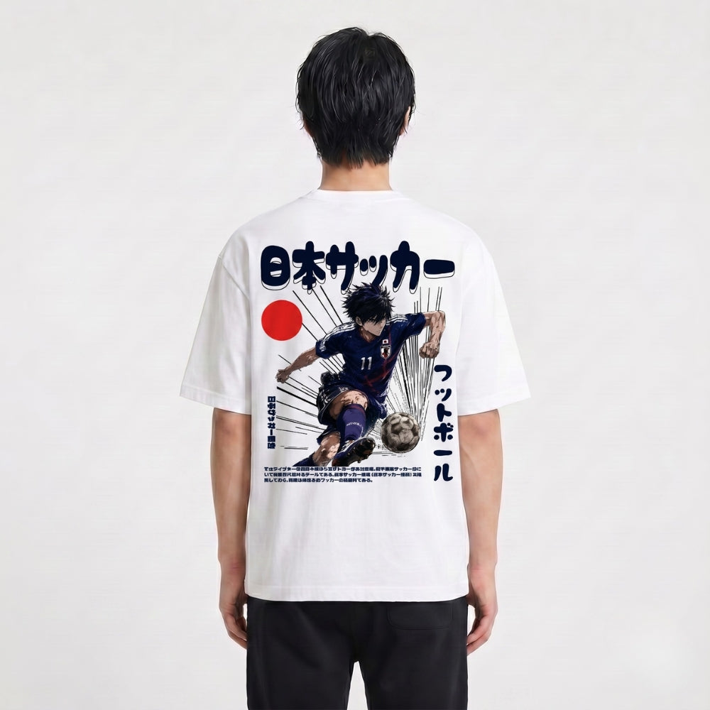 Japan World Cup 26 - Japanese oversized T-shirt – KIRAKUCO