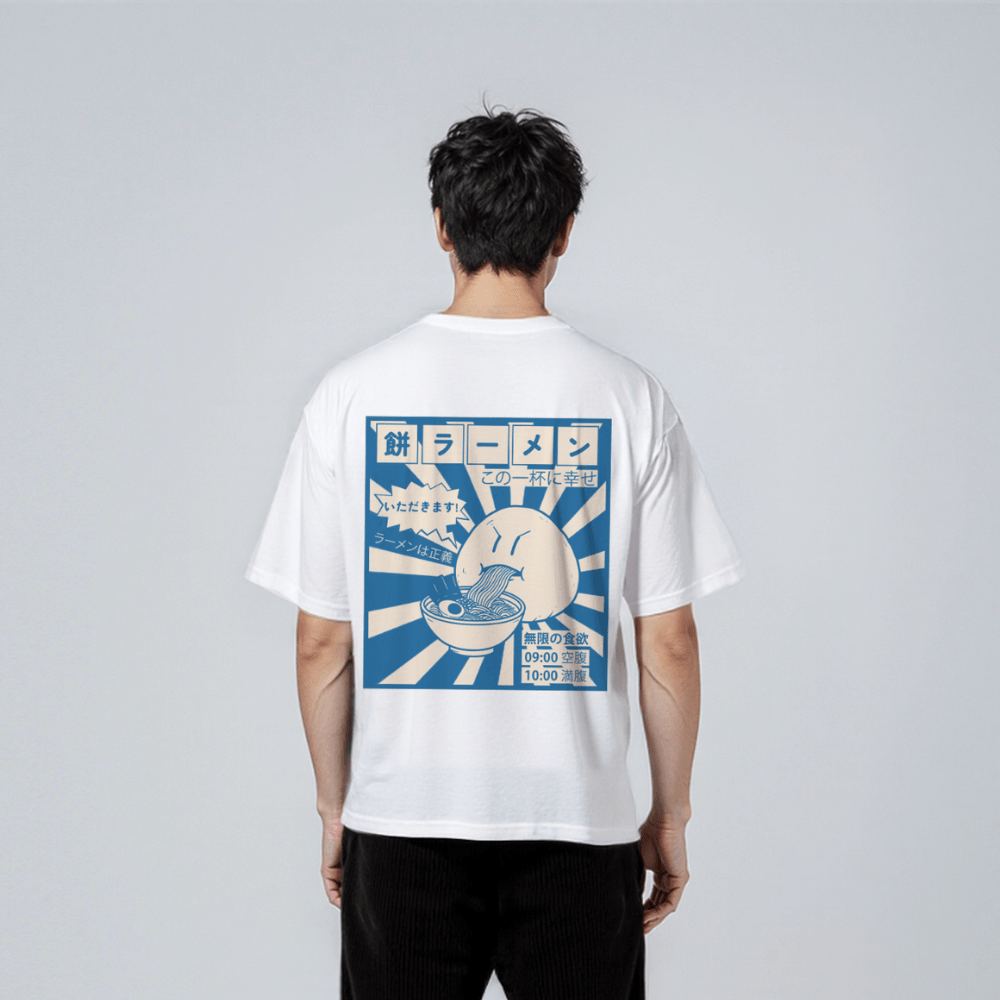 Mochi Crisis - T-shirt giapponese oversize