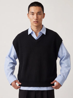 Kenji - Pull sans manches en maille