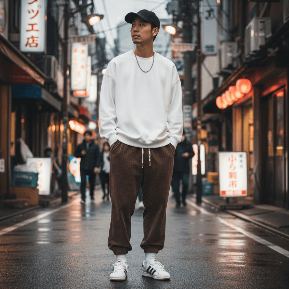 Nagomi - Pantalon en velours côtelé