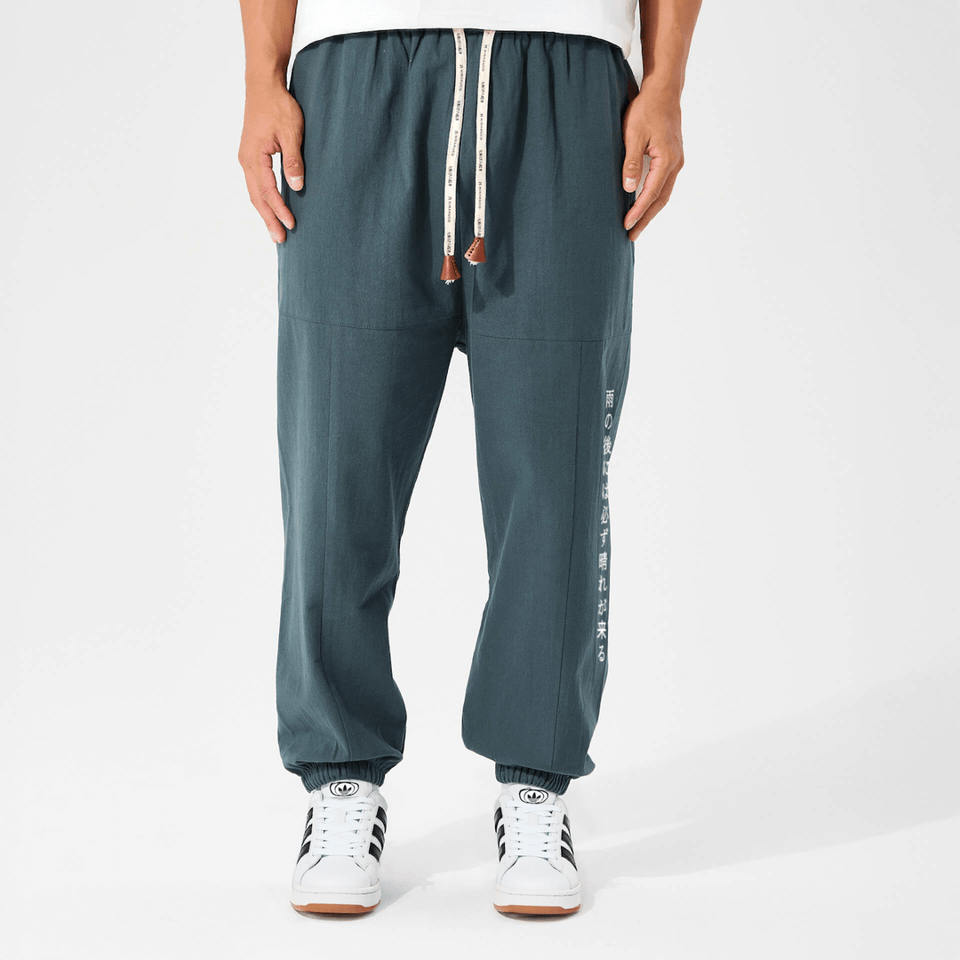 Shun - Pantalon harem confort en coton