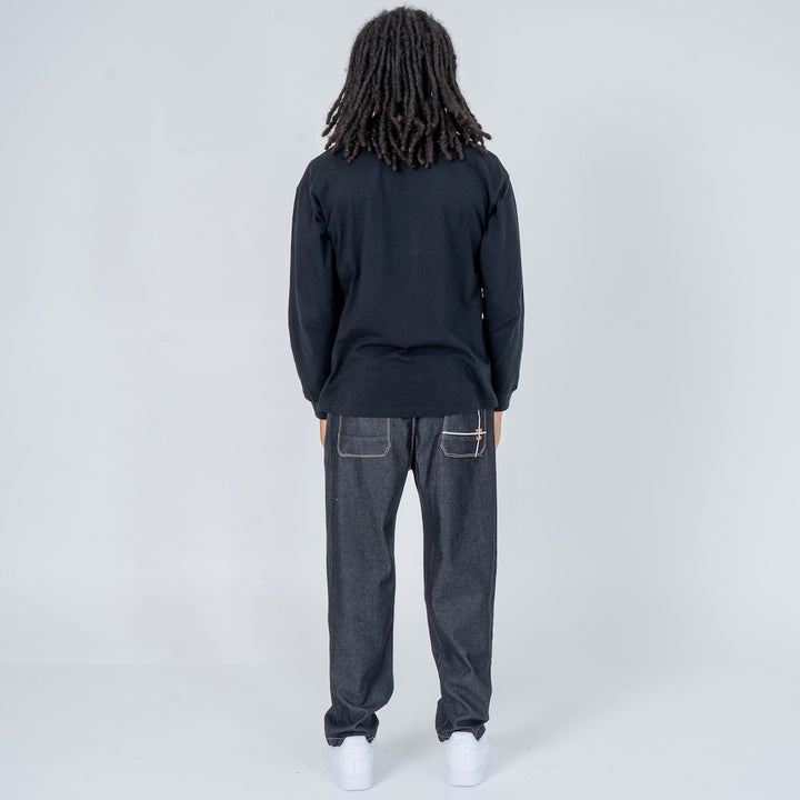 Ikki - Pantaloni in denim comfort
