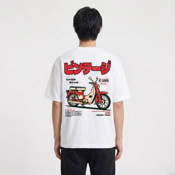 Super Cub - T-shirt japonais oversize