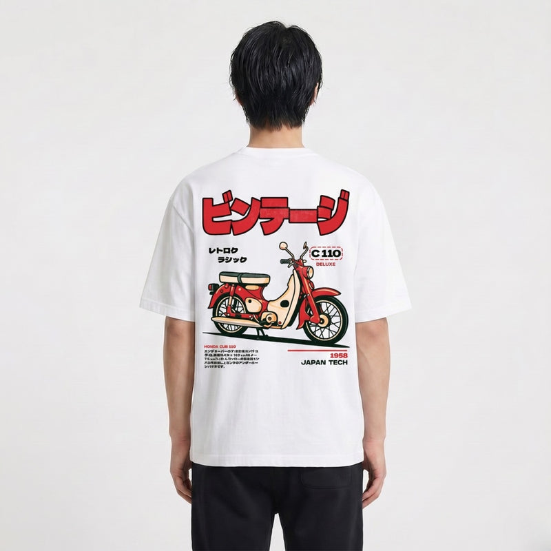 Super Cub - T-shirt japonais oversize