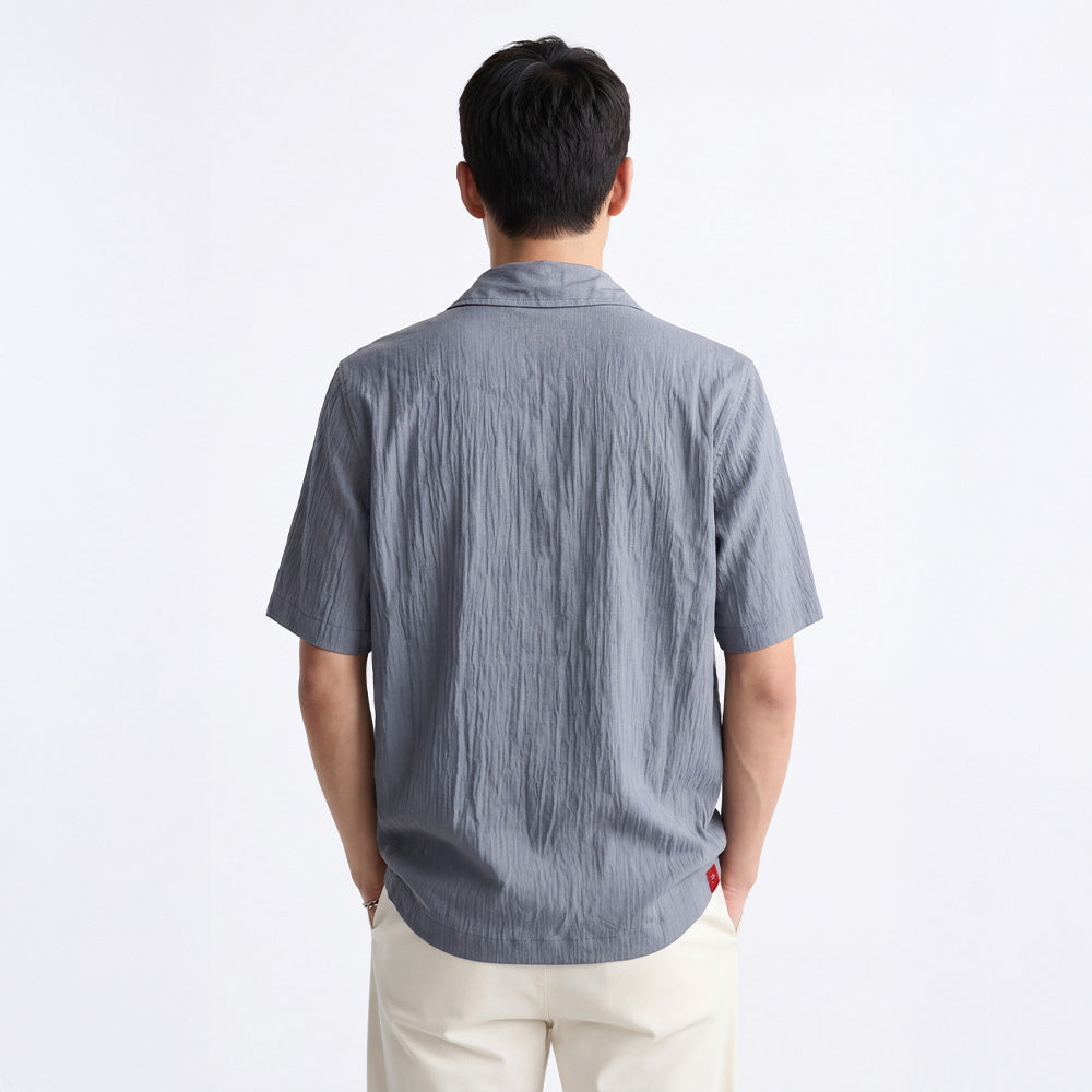 Taiyo - Camicia a maniche corte slim fit