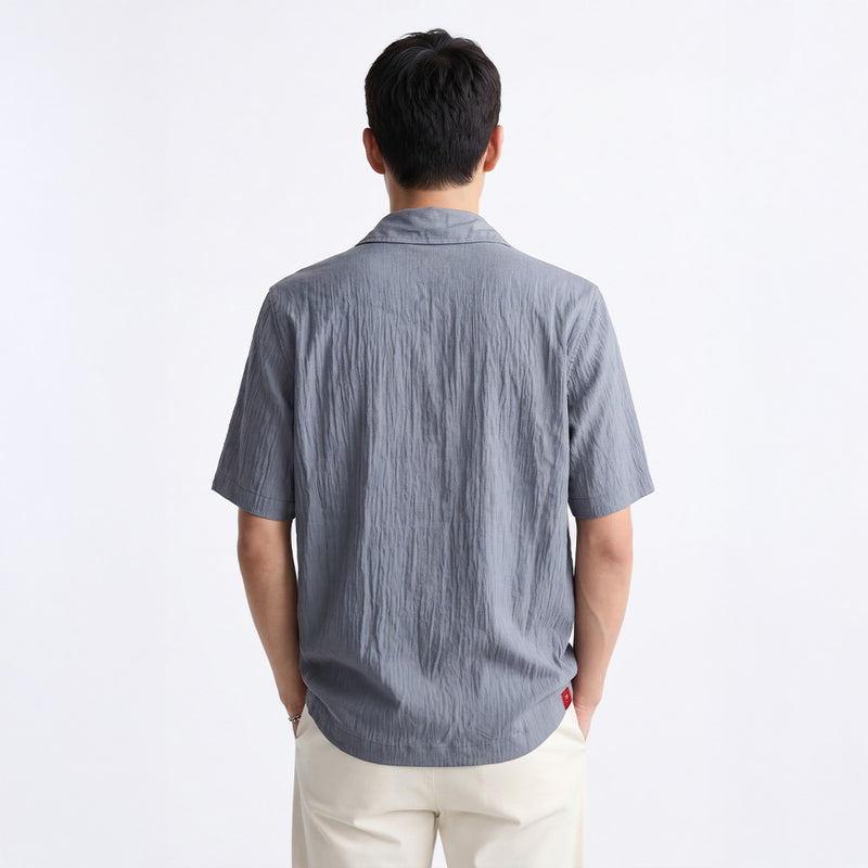 Taiyo - Slim fit short-sleeved shirt