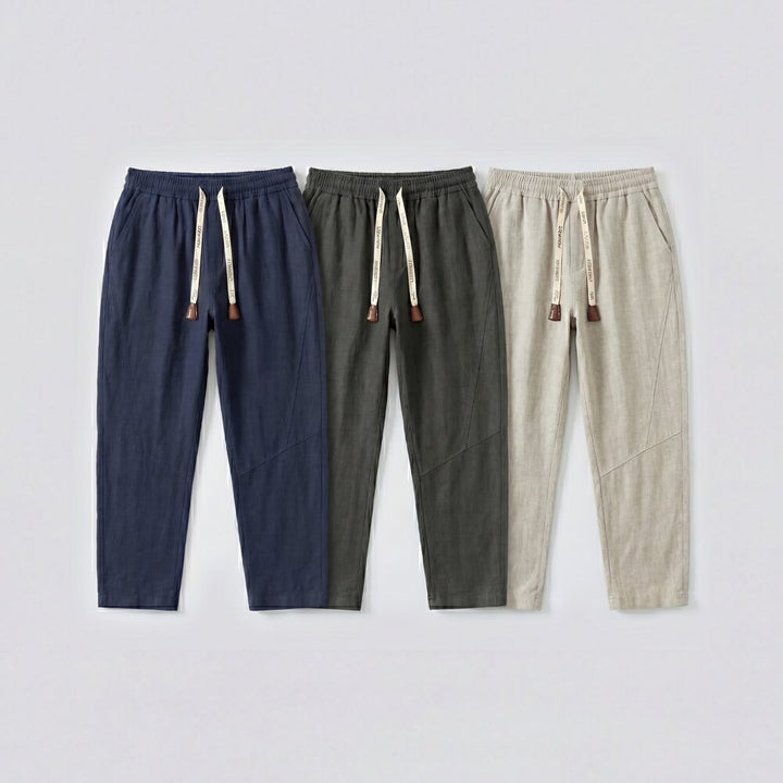 3-Pack x Tsuki - Japanische Komforthose aus Leinen