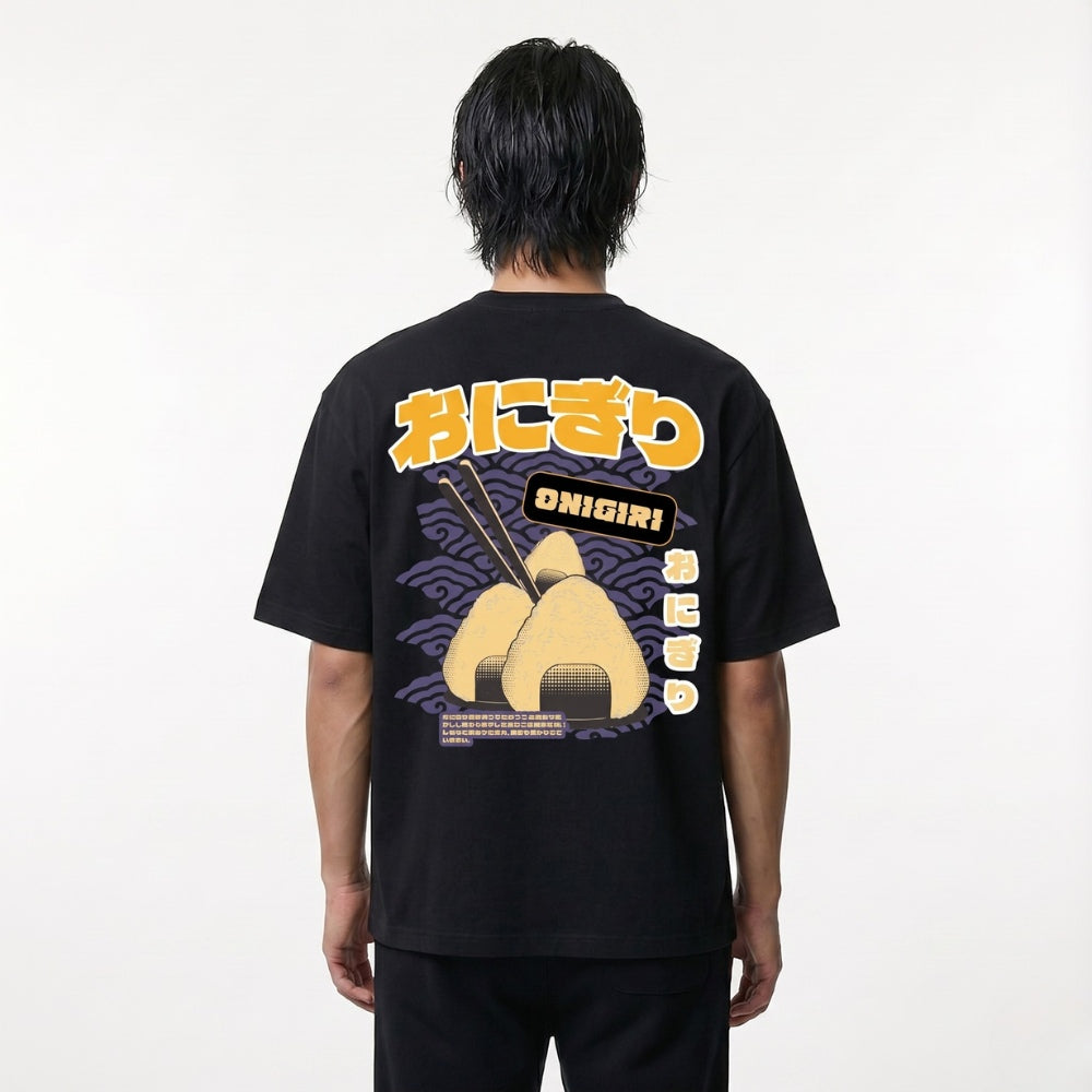 Onigiri - T-shirt japonais oversize