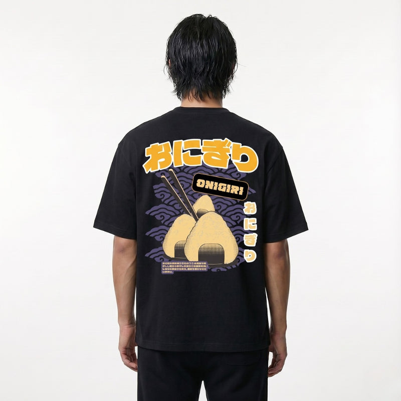 Onigiri - T-shirt japonais oversize