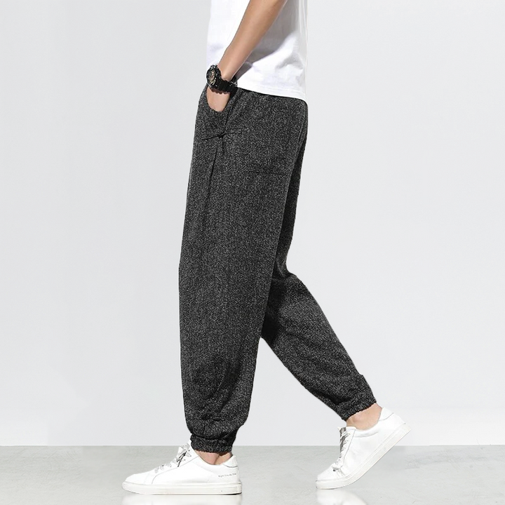 Atsumi - Pantalon confort en coton