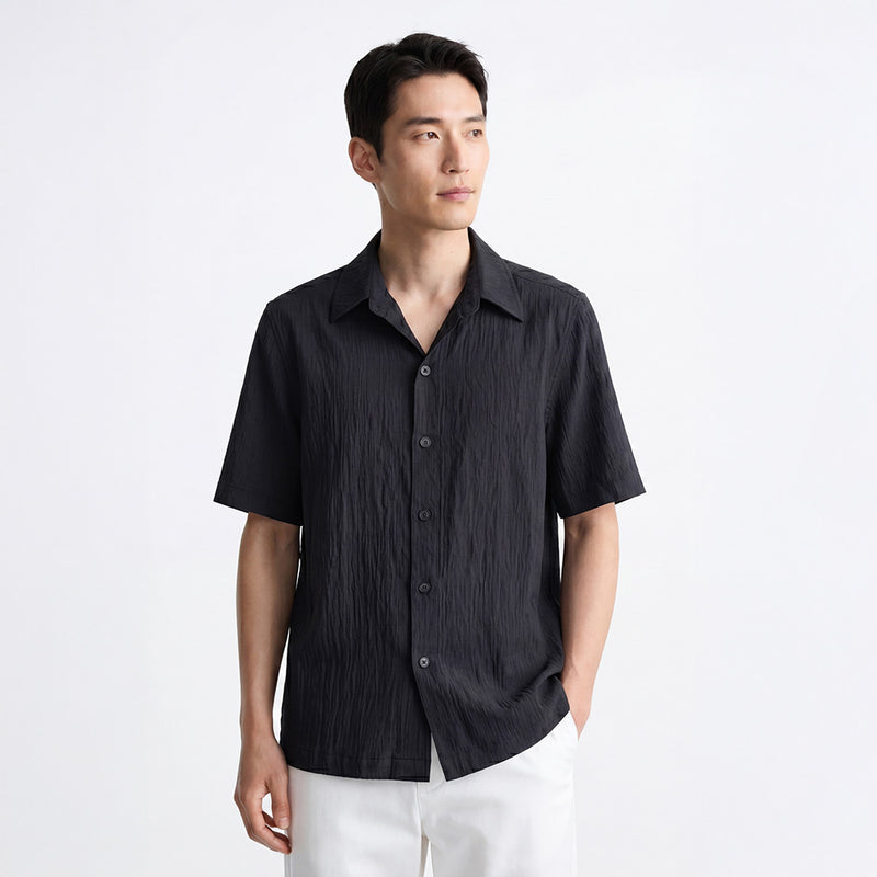 Taiyo - Slim fit short-sleeved shirt