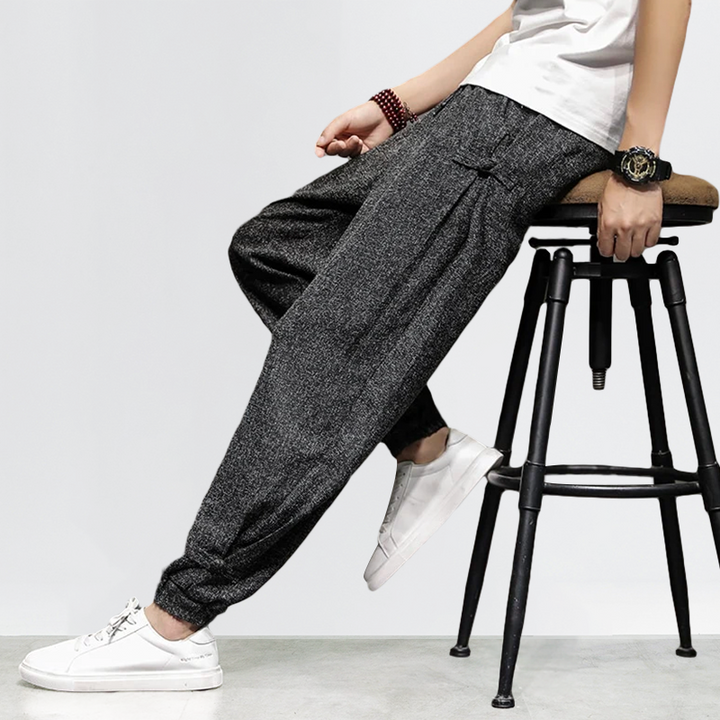 Atsumi - Pantalon confort en coton