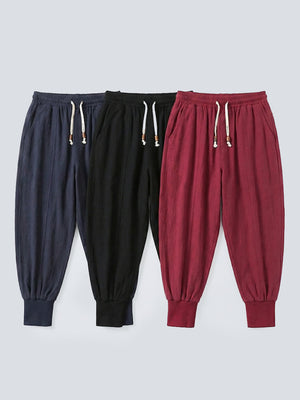 3-Pack x Riku - Haremshose Komfort aus Baumwolle