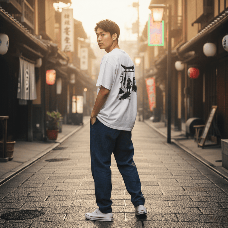 Torii - T-shirt japonais oversize