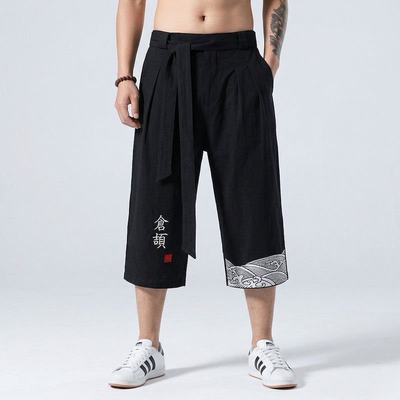 Taro - Pantalon court confort japonais