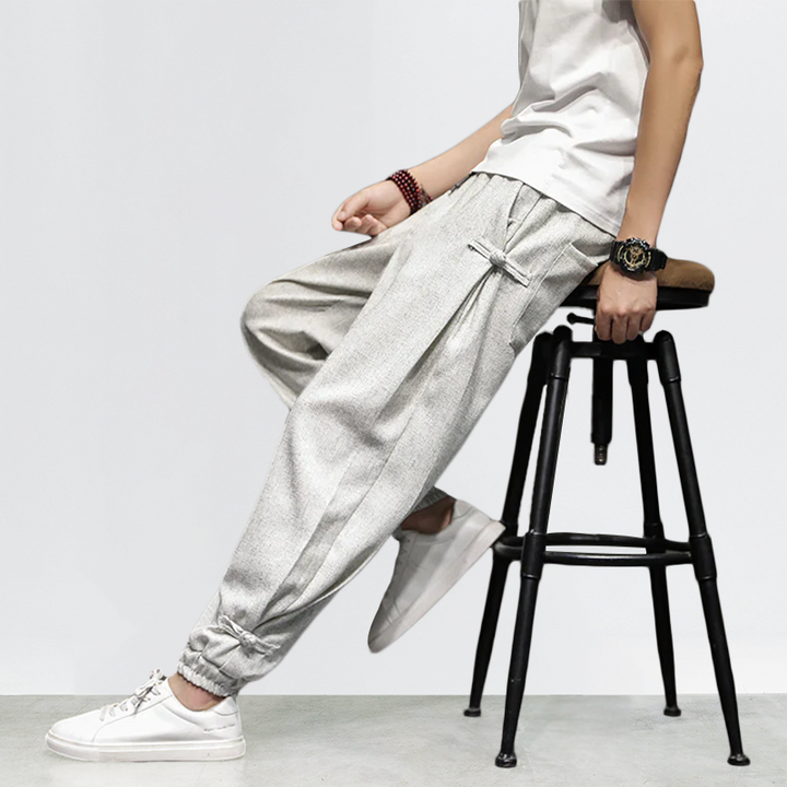 Atsumi - Pantalon confort en coton