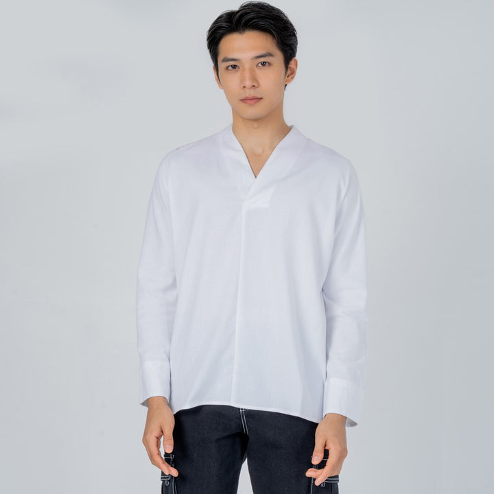 Jun - Chemise à manches longues en lin