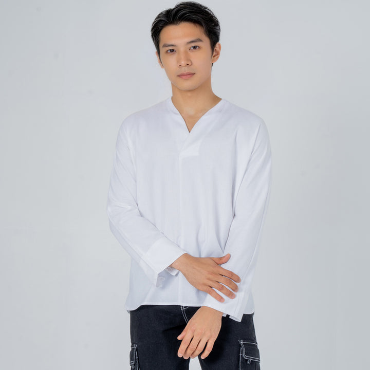 Jun - Chemise à manches longues en lin