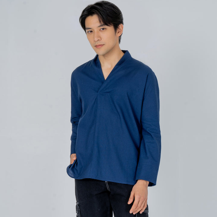 Jun - Chemise à manches longues en lin