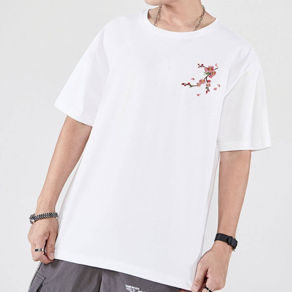 Kibou - T-shirt Oversize Brodé