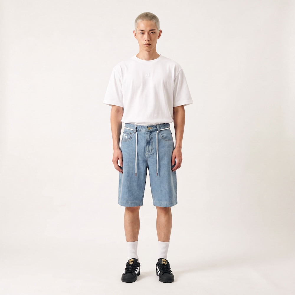 Aoi - Japanische Denim Bermuda