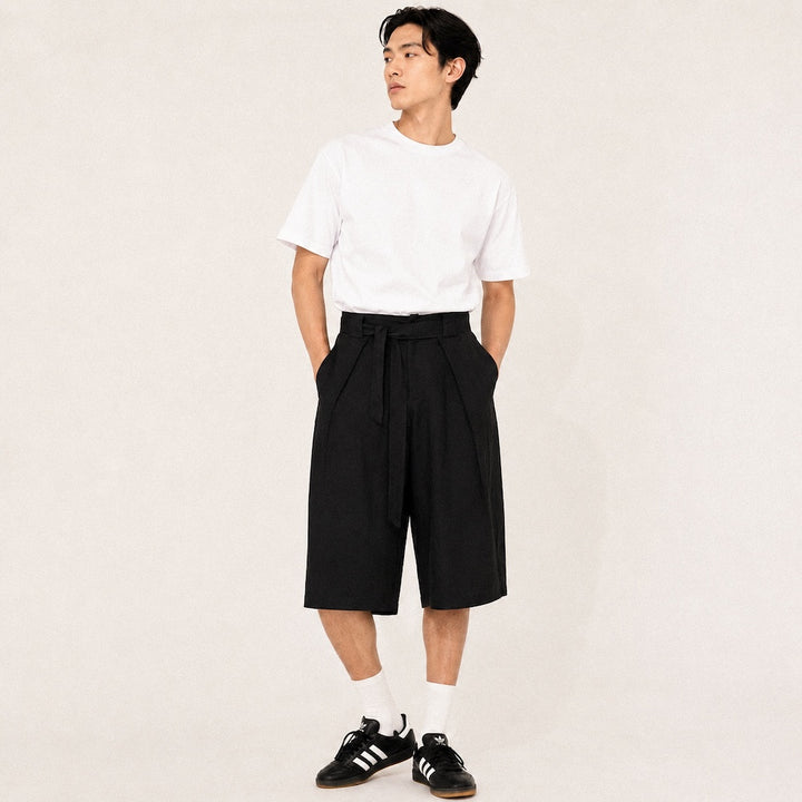 Kaze - Japanese Pleated Shorts