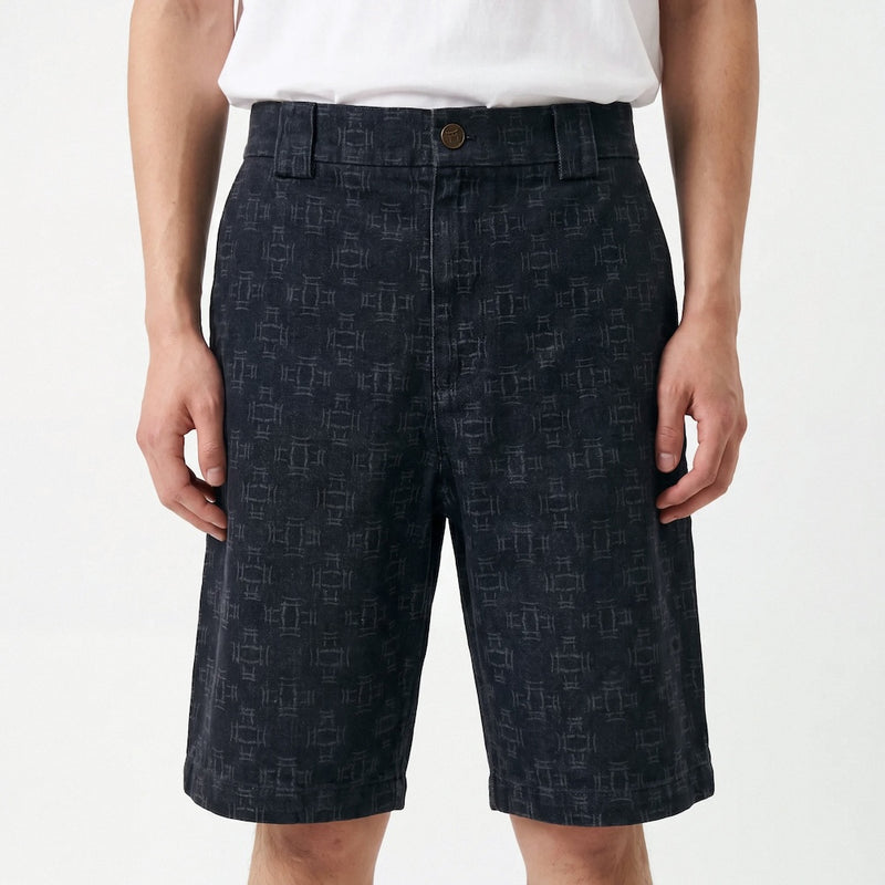 Sashi - Japanese Bermuda with Sashiko Print
