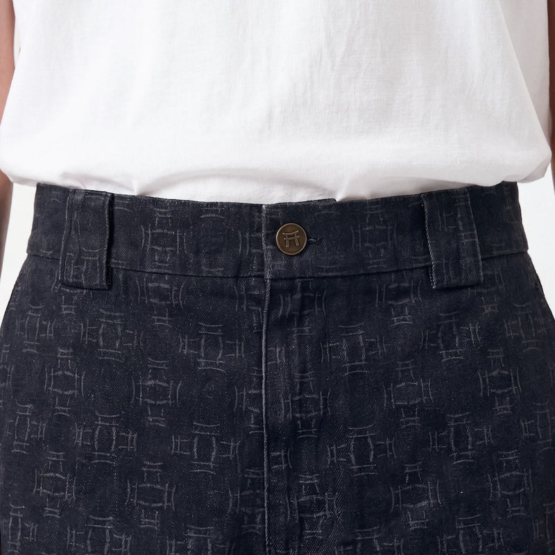 Sashi - Japanese Bermuda with Sashiko Print