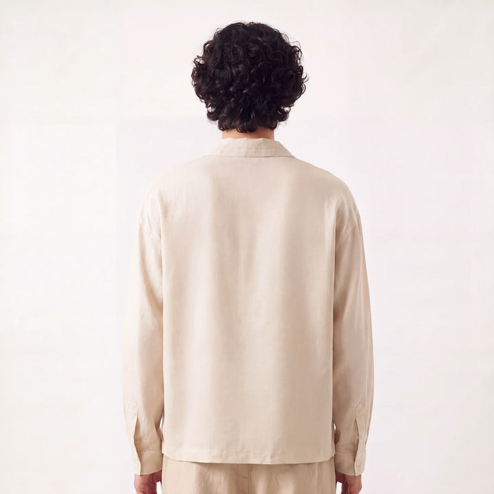 Suna - Japanisches Oversize Cropped Hemd