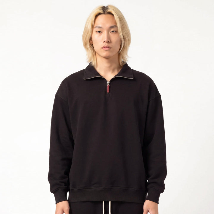 Shin - Sweat demi-zip coupe décontractée