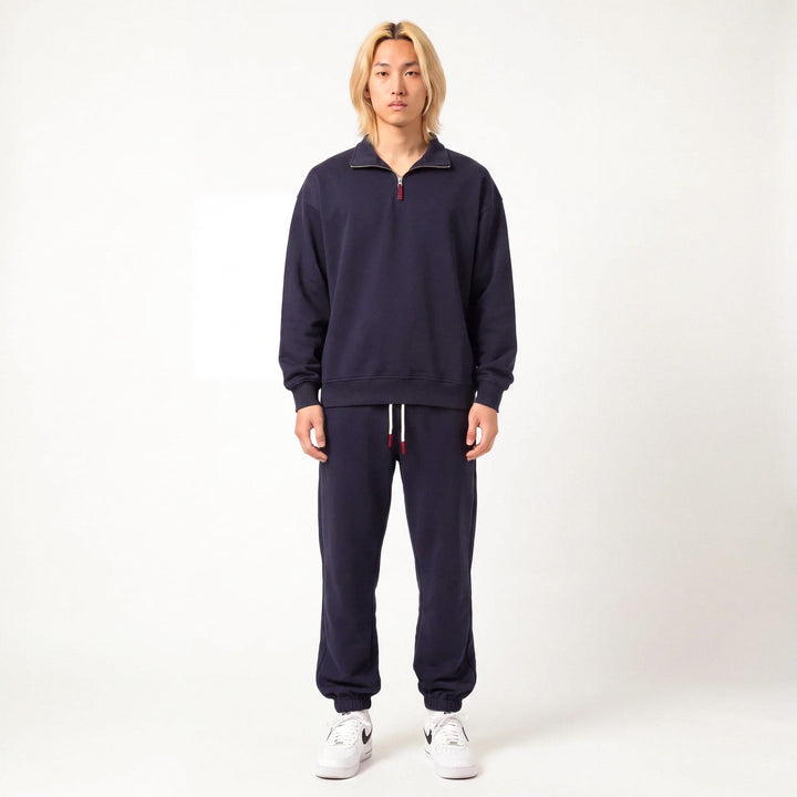 Shin - Sweat demi-zip coupe décontractée