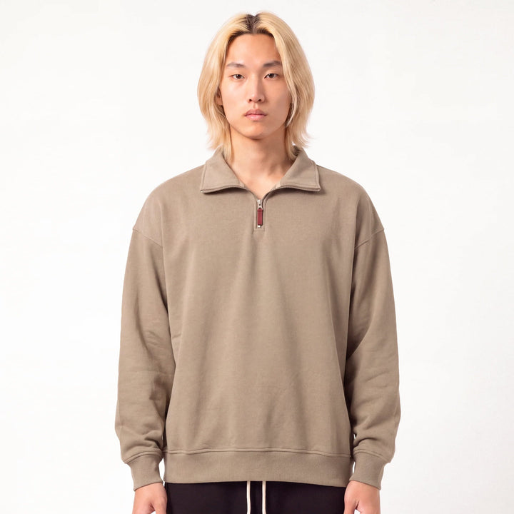 Shin - Sweat demi-zip coupe décontractée