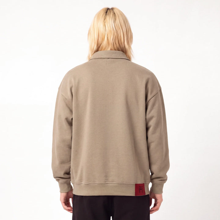 Shin - Sweat demi-zip coupe décontractée