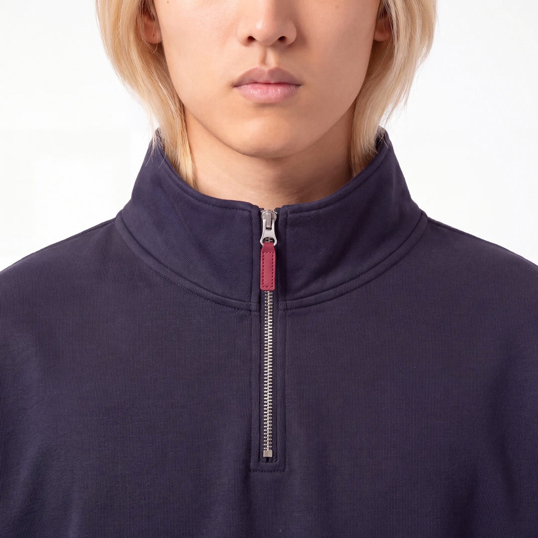 Shin - Sweat demi-zip coupe décontractée