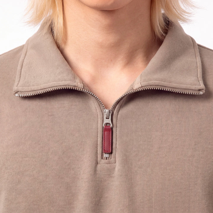 Shin - Sweat demi-zip coupe décontractée