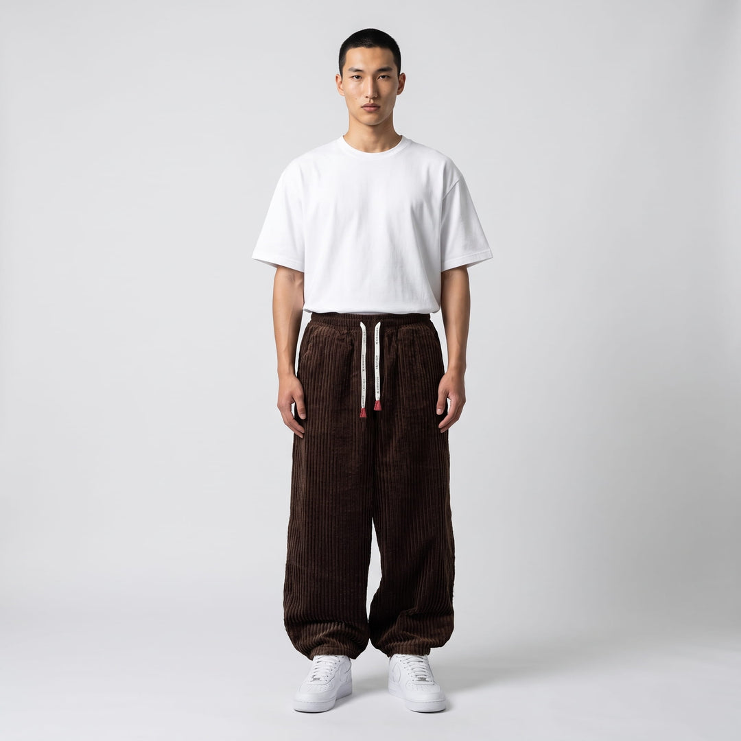 Takashi - Pantalon en velours côtelé