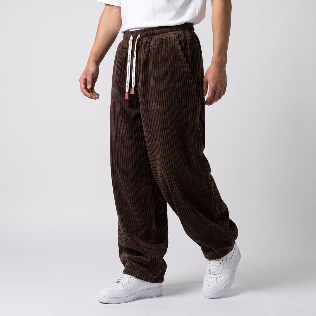 Takashi - Pantalon en velours côtelé