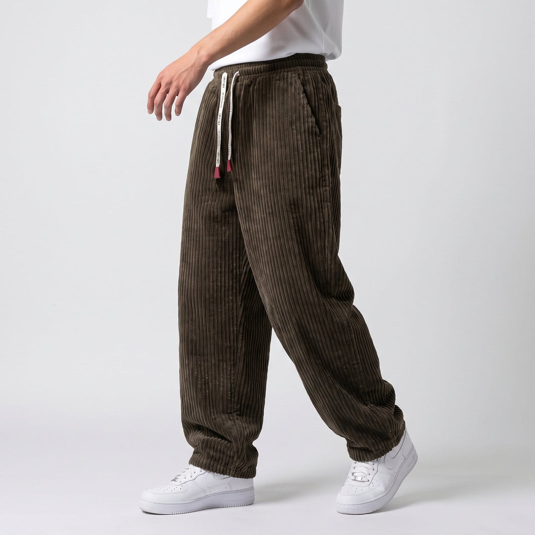 Takashi - Pantalon en velours côtelé