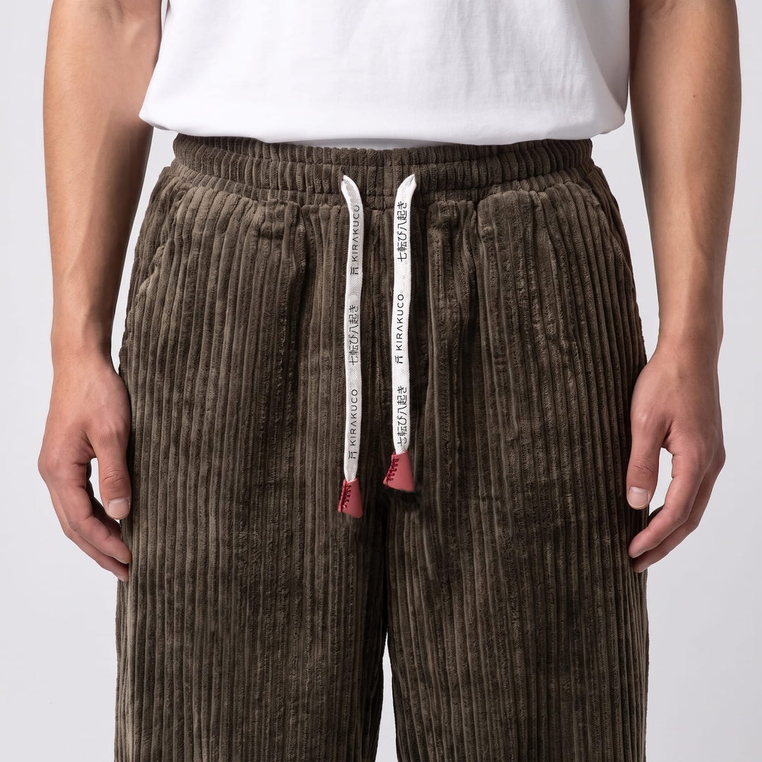 Takashi - Pantalon en velours côtelé