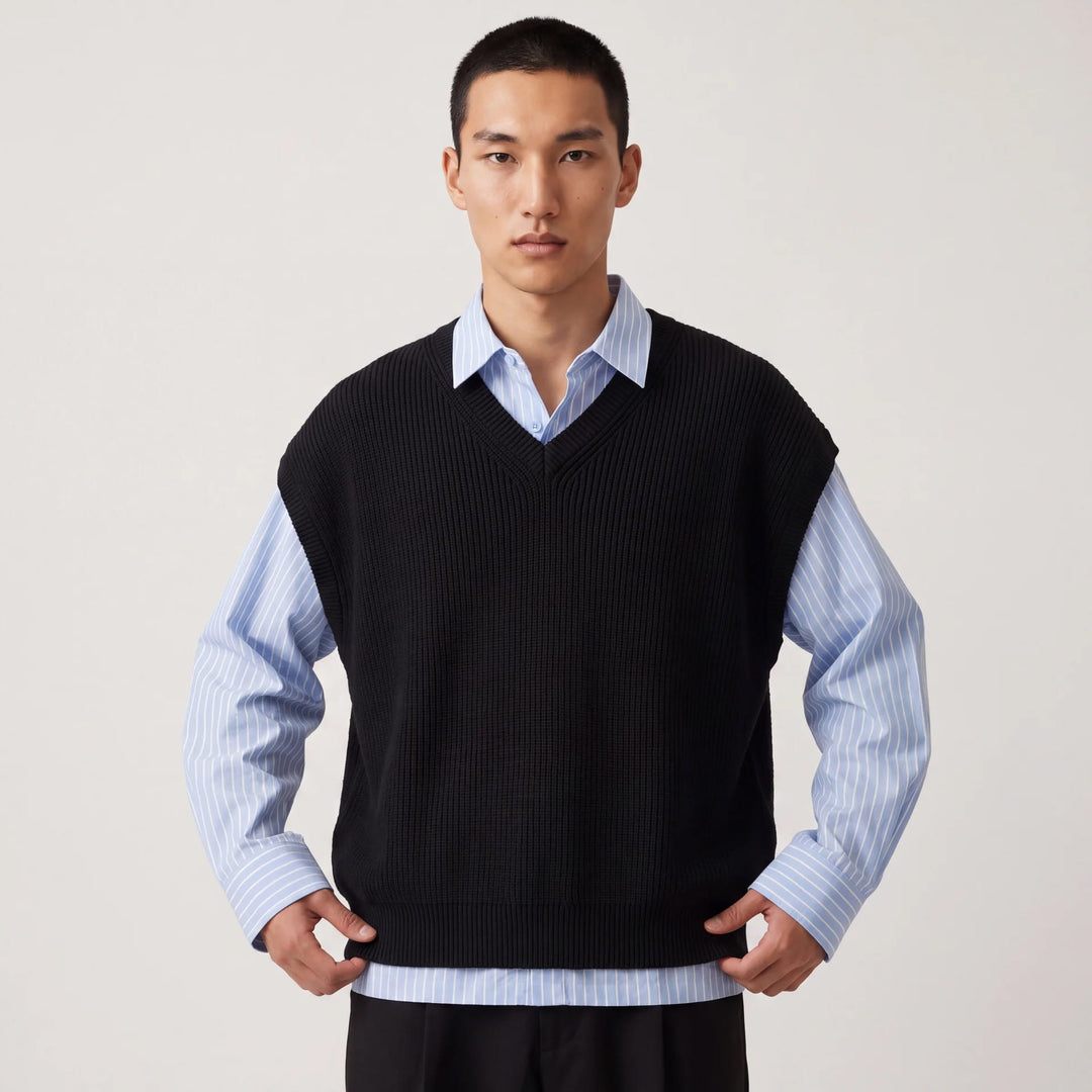 Kenji - Pull sans manches en maille