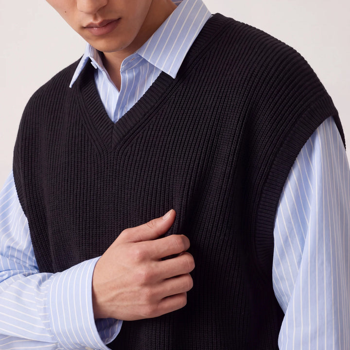 Kenji - Pull sans manches en maille