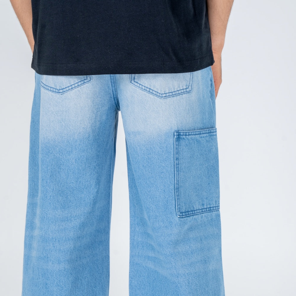 Kami - Pantalone denim baggy giapponese