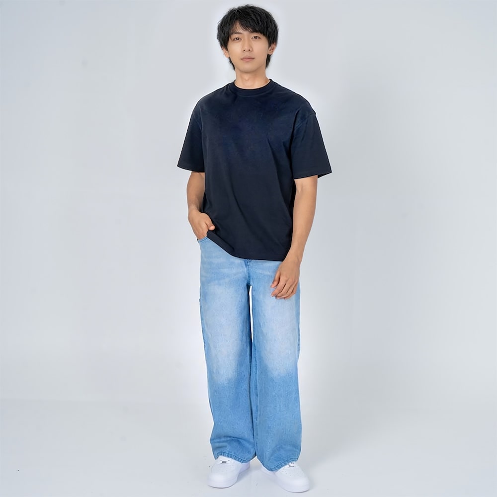 Kami - Pantalone denim baggy giapponese