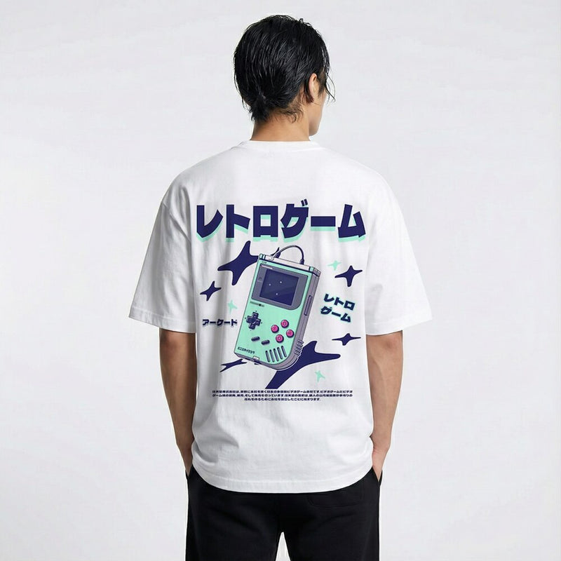 Retoro Gēmu - T-shirt japonais oversize