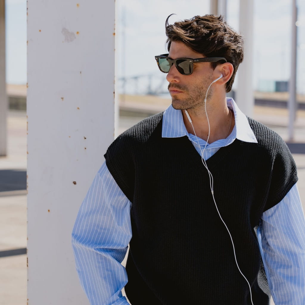 Kenji - Pull sans manches en maille