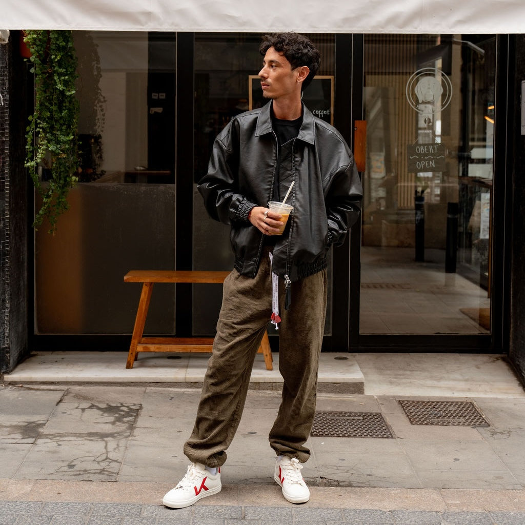 Kuri - Pantalon en velours côtelé