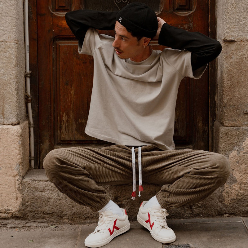 Kuri - Pantalon en velours côtelé