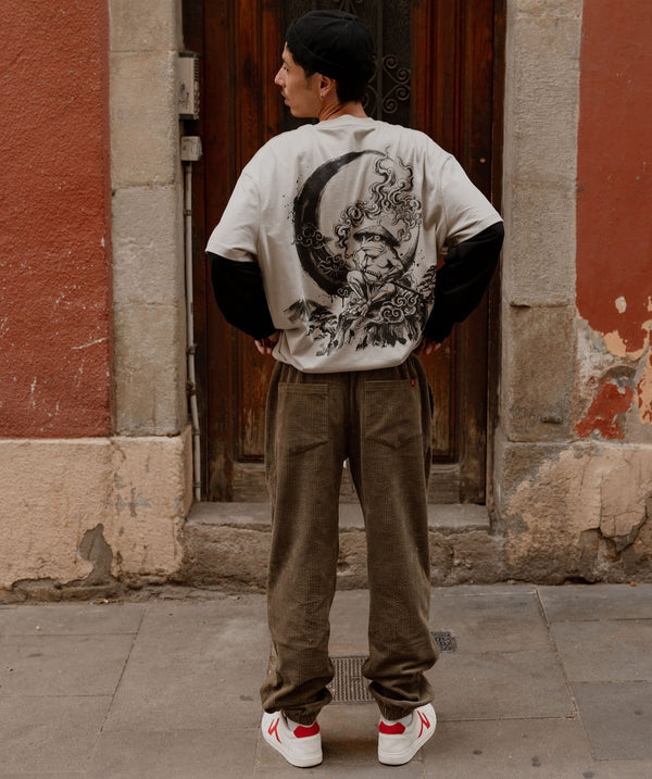Getsu - T-shirt Layered Sleeves japanischer Print