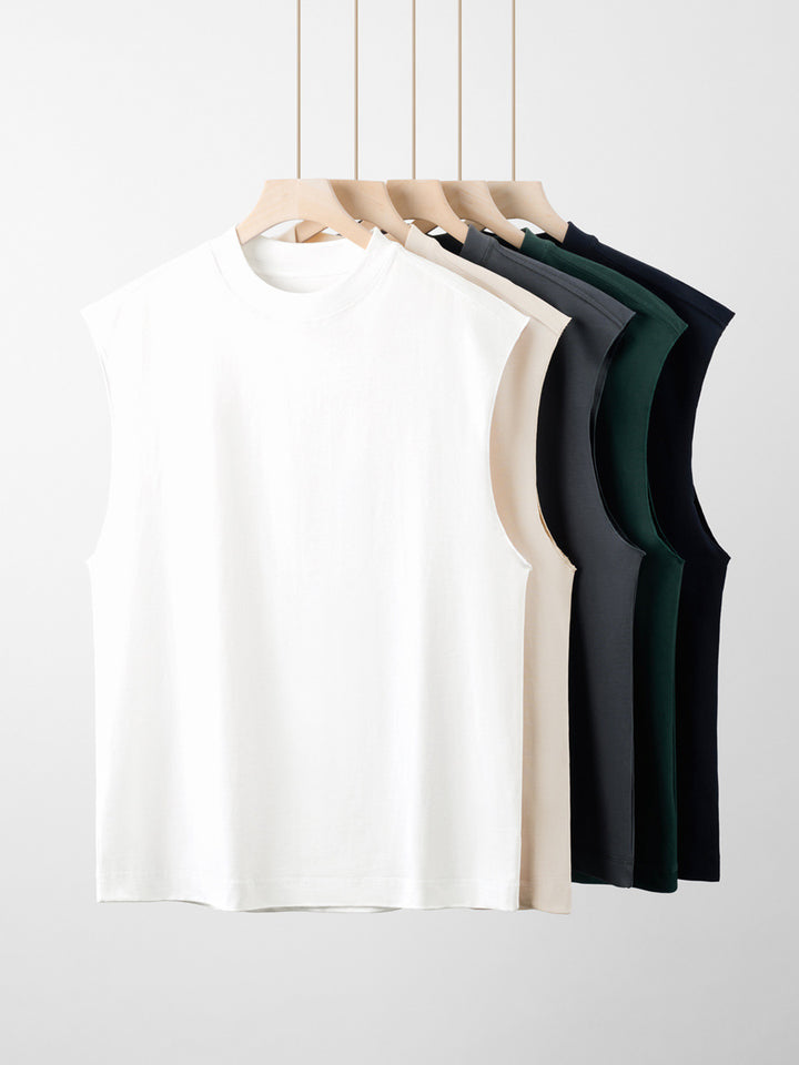 Pack de 4 x Momo - T-shirt Oversize sans manches (240GSM)