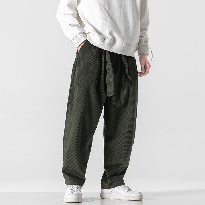 Yushiko - Pantalon en velours côtelé